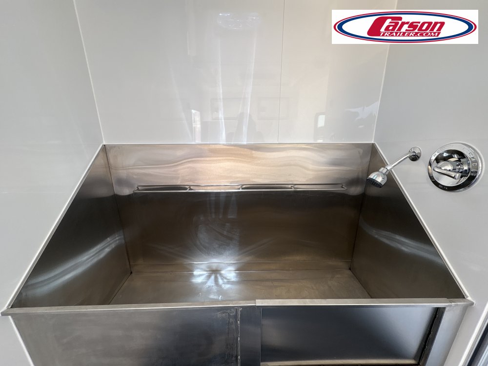 2025 CARSON 83" X 12" T/A FULLY LOADED DOG GROOMING TRAILER