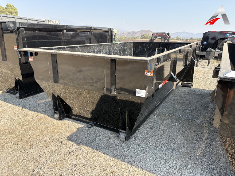 CONSIGNMENT*ROX 83" X 14' ROLL OFF DUMP BIN -SOLD AS IS