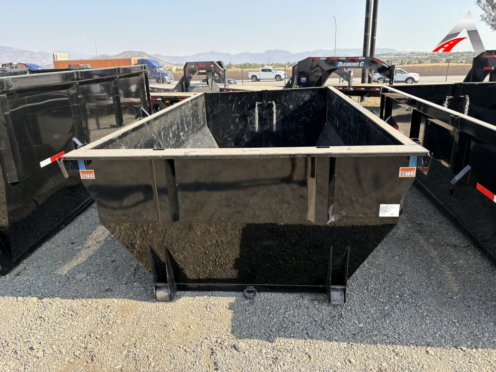CONSIGNMENT*ROX 83" X 14' ROLL OFF DUMP BIN -SOLD AS IS
