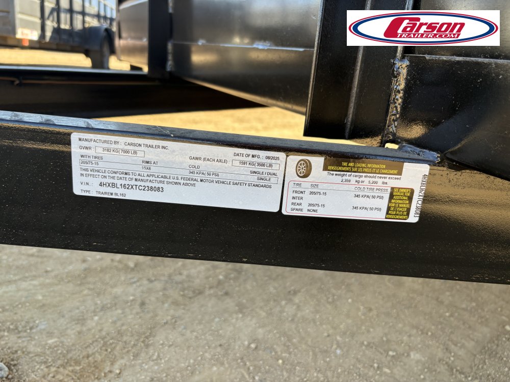 82x16 Carson Trailer Landscape Trailer