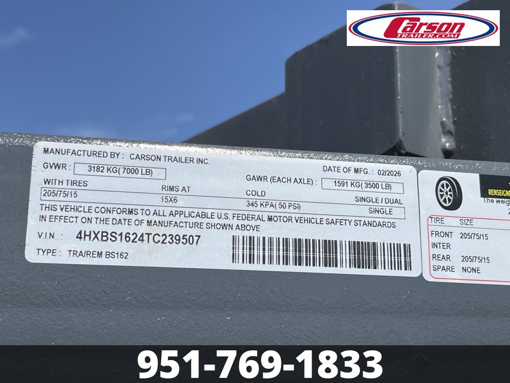 83x16 Carson Open Car Hauler