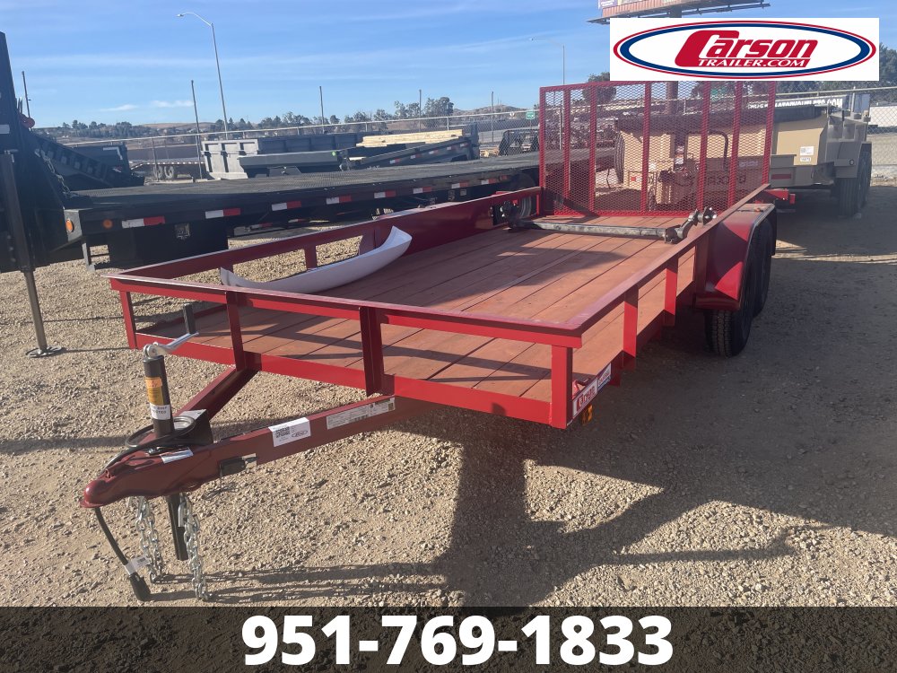 2025 CARSON 7' X 16' UTILITY W/ RAMP GATE 7K