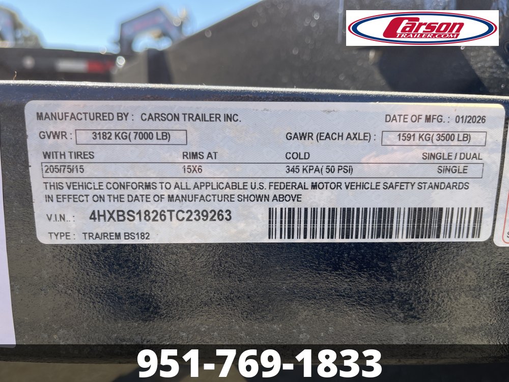 83x18 Carson Open Car Hauler