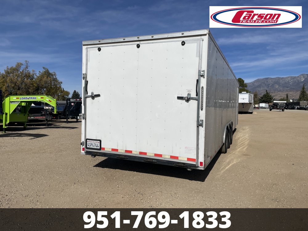 CONSIGNMENT 8.5 X 34 ENCLOSED TRAILER V NOSE "SOLD AS IS NO WARRANTY "