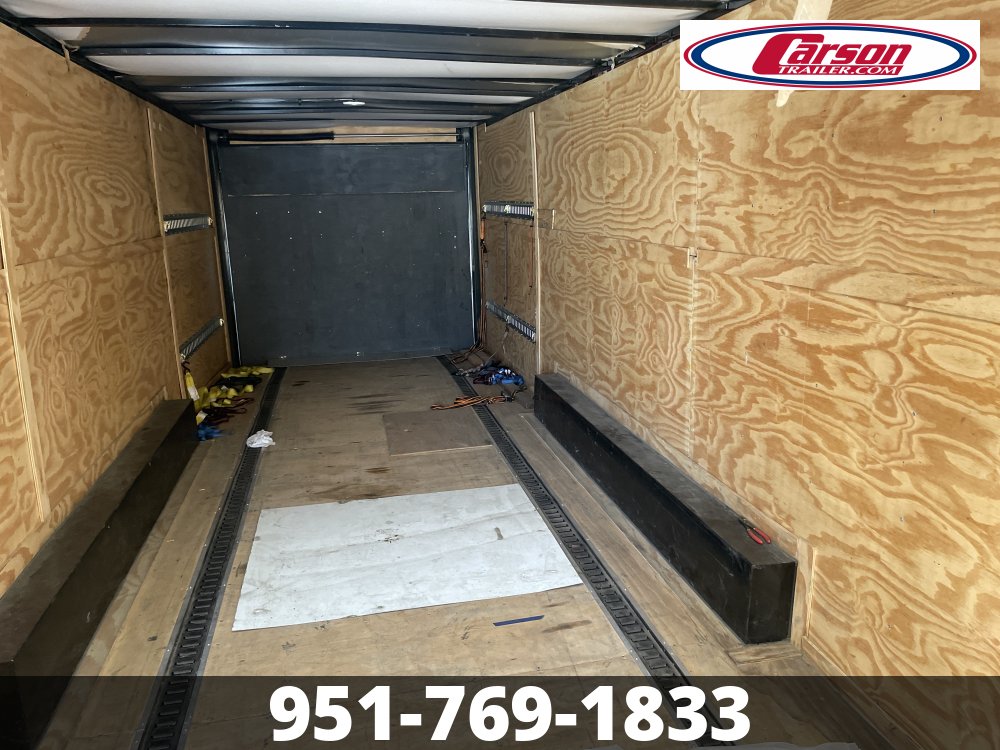 CONSIGNMENT 8.5 X 34 ENCLOSED TRAILER V NOSE "SOLD AS IS NO WARRANTY "