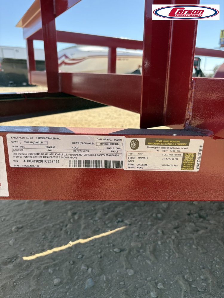 83x16 Carson Trailer Utility