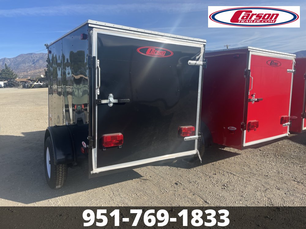 20252 CARSON 5' X 8' S/A ENCLOSED TRAILER (EL)