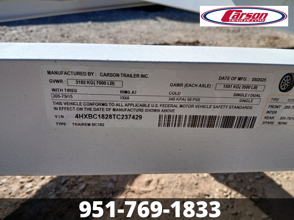 82x18 Carson Open Car Hauler