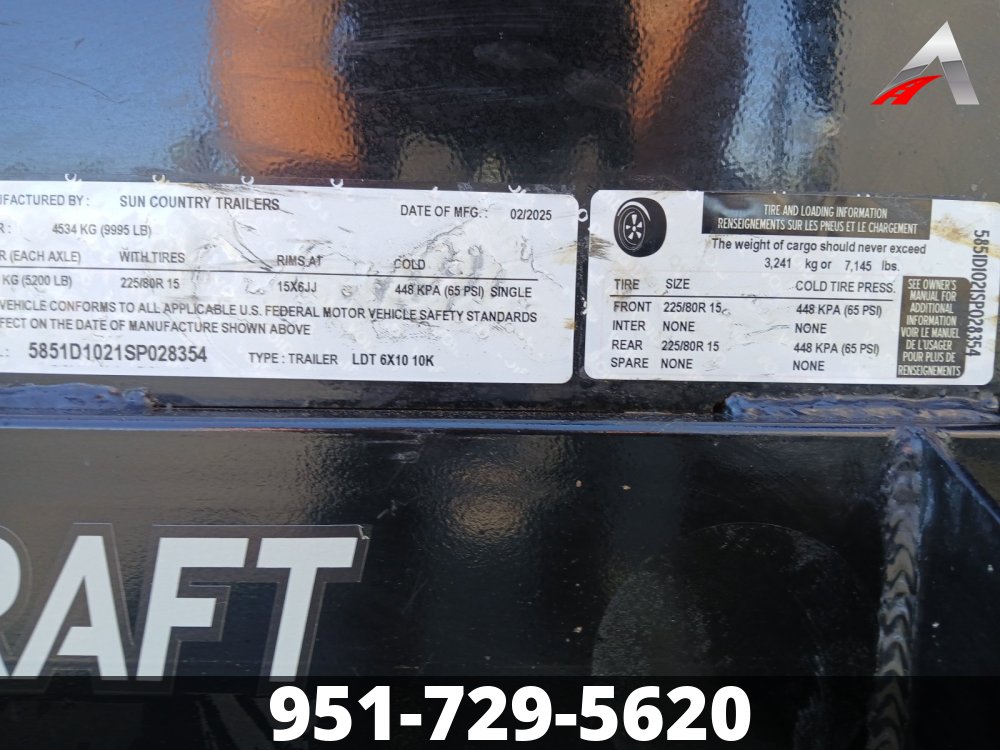 72x10 Playcraft Trailers ((Consignment)) Dump