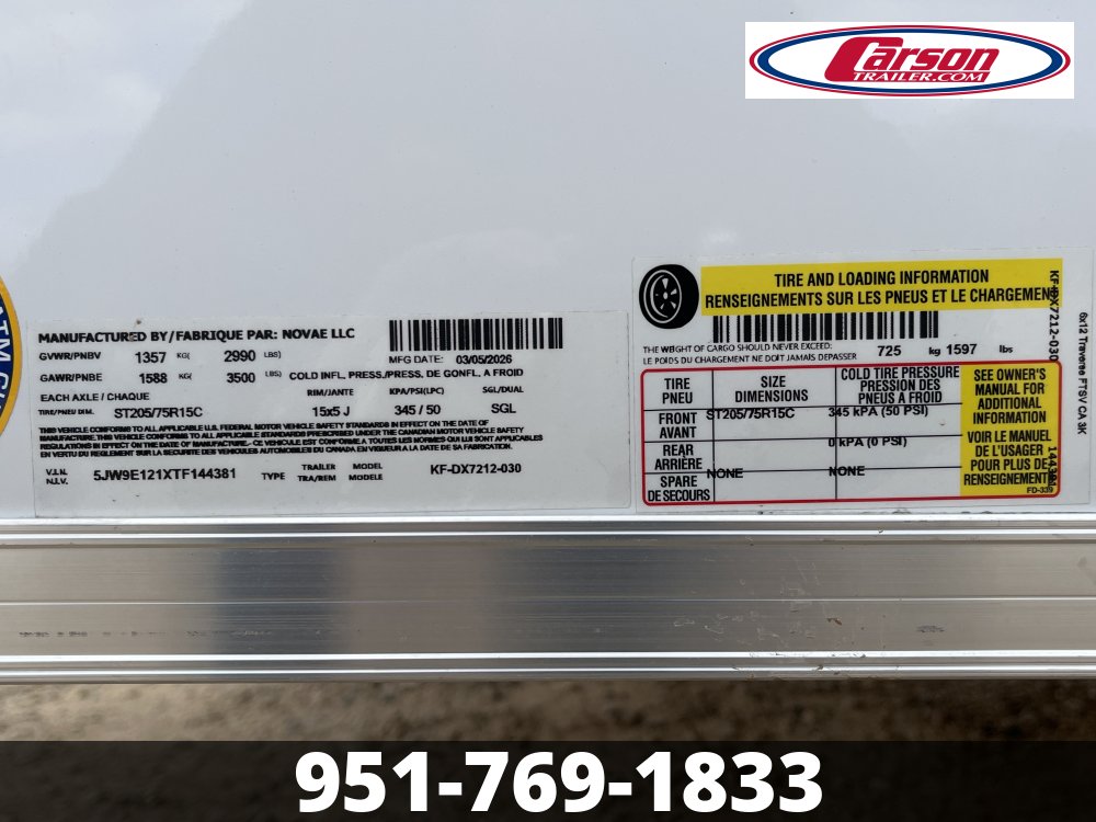 72x12 Formula Enclosed Cargo