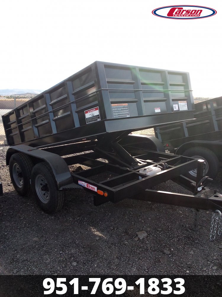 2025 CARSON 7' X 10' DUMP TRAILER (2' SIDES)