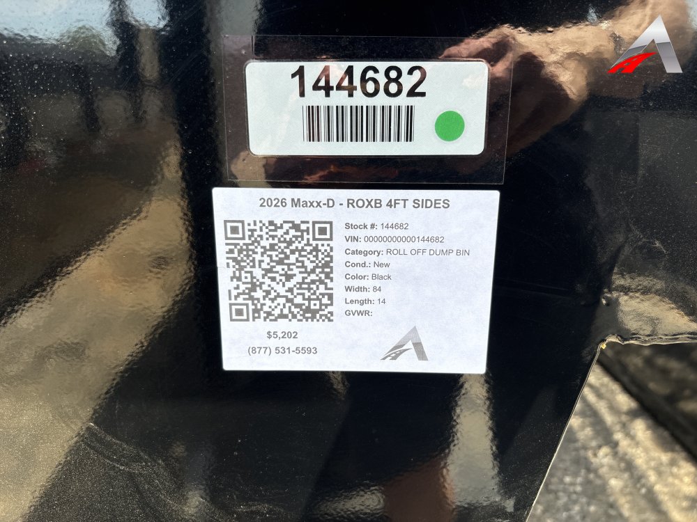 84x14 Maxx-D ROLL OFF DUMP BIN