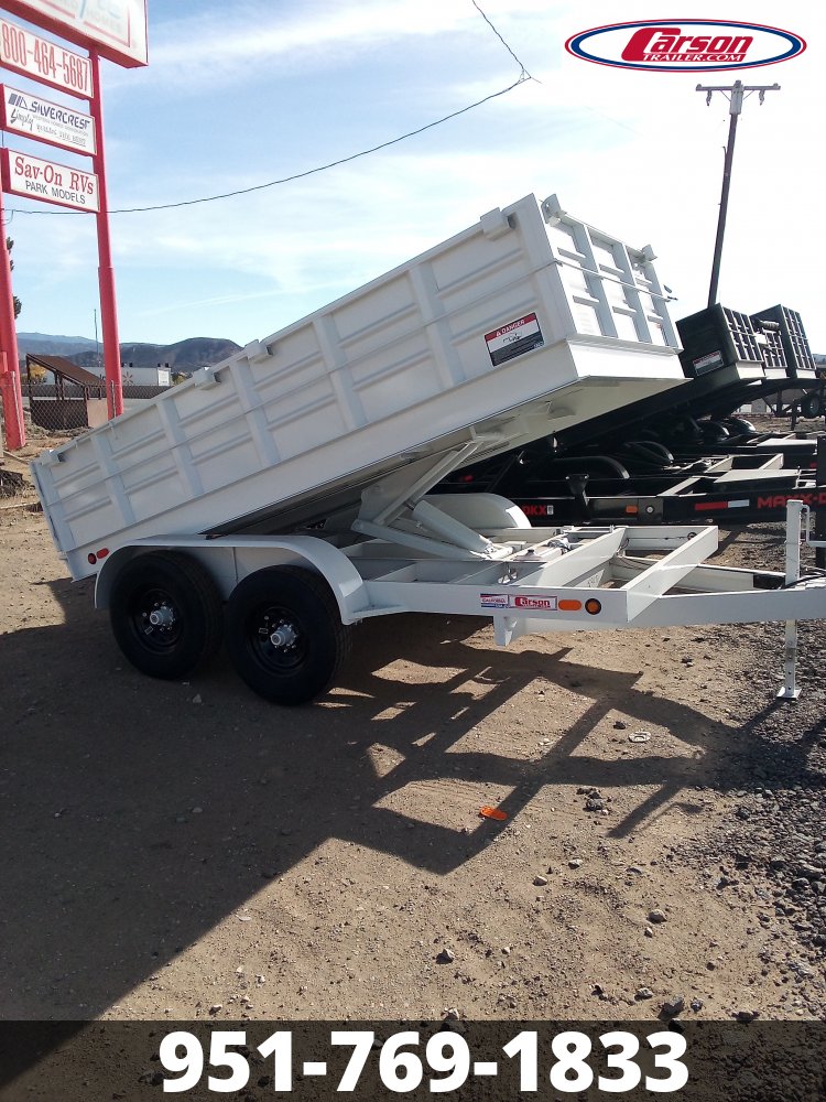 2025 CARSON 7' X 12' DUMP TRAILER 10K W/ RAMPS