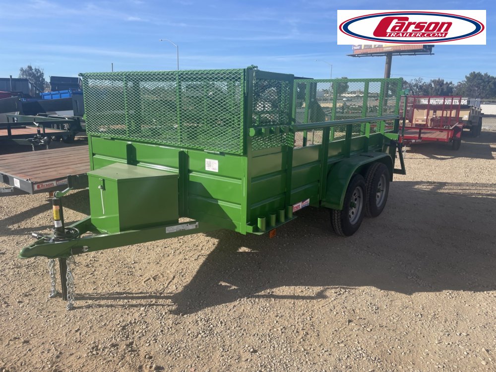 2025 CARSON 6.5' X 12' CUSTOM LANDSCAPE TRAILER 7K
