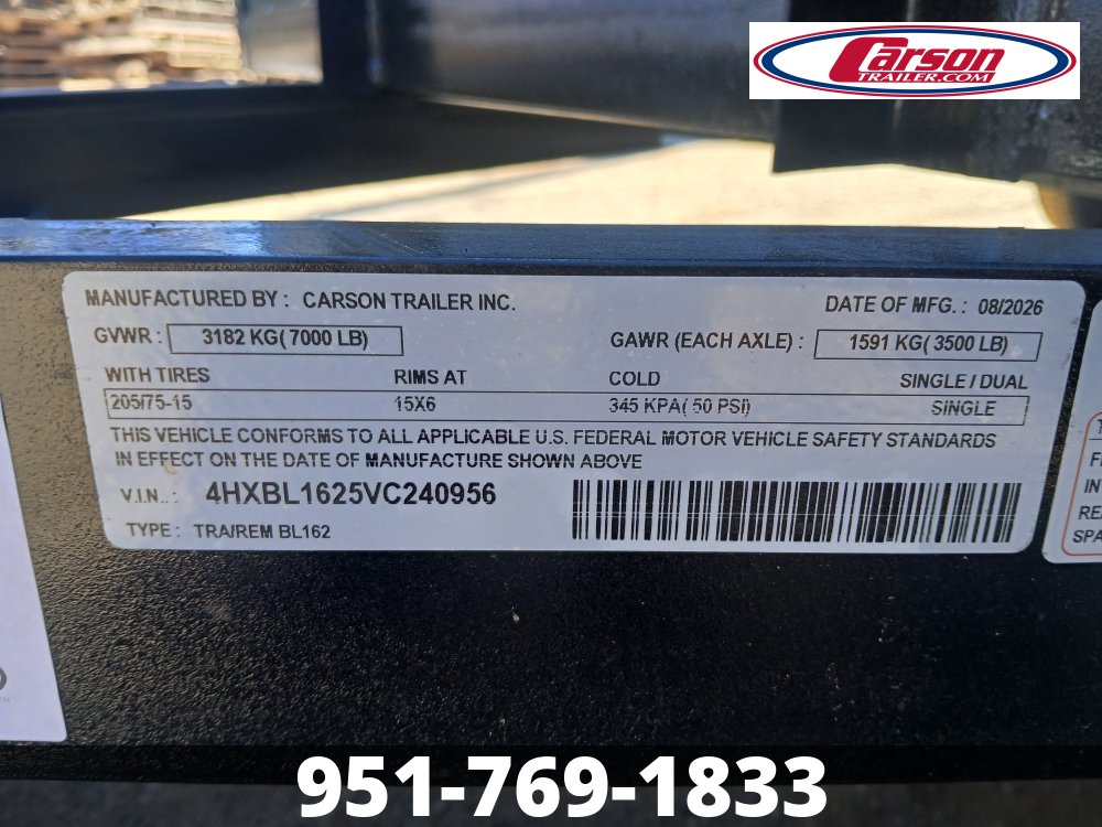 77"x16' Carson Landscape Trailer