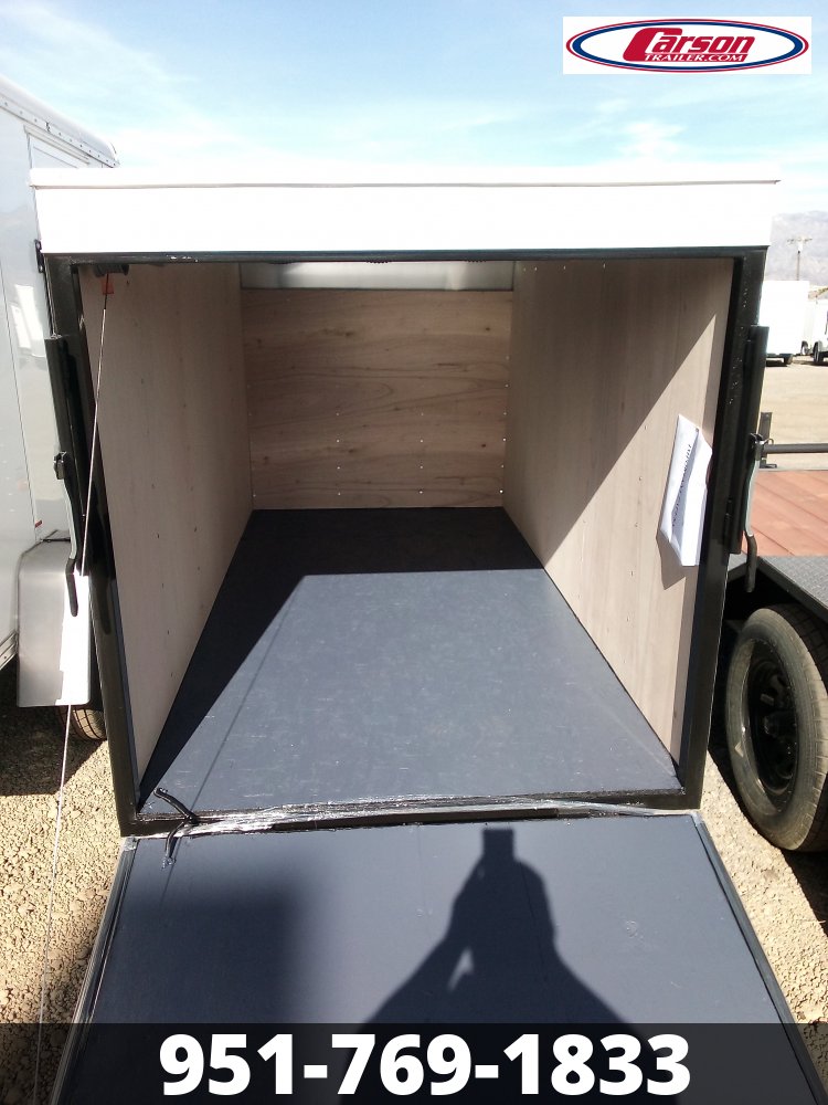 2025 CARSON EL 5' X 10' ENCLOSED CARGO TRAILER W/ REAR RAMP DOOR