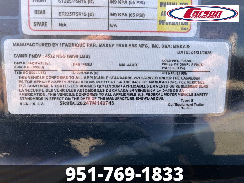 102x20 Maxx-D Open Car Hauler