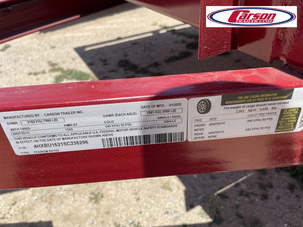 83x16 Carson Trailer Utility