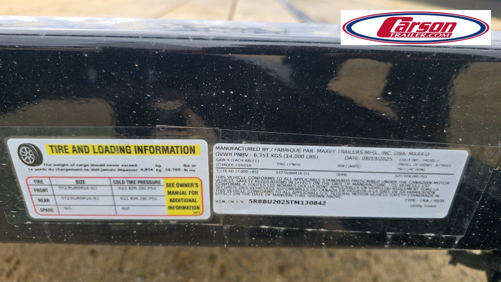 83x20 Maxxd HD Equipment