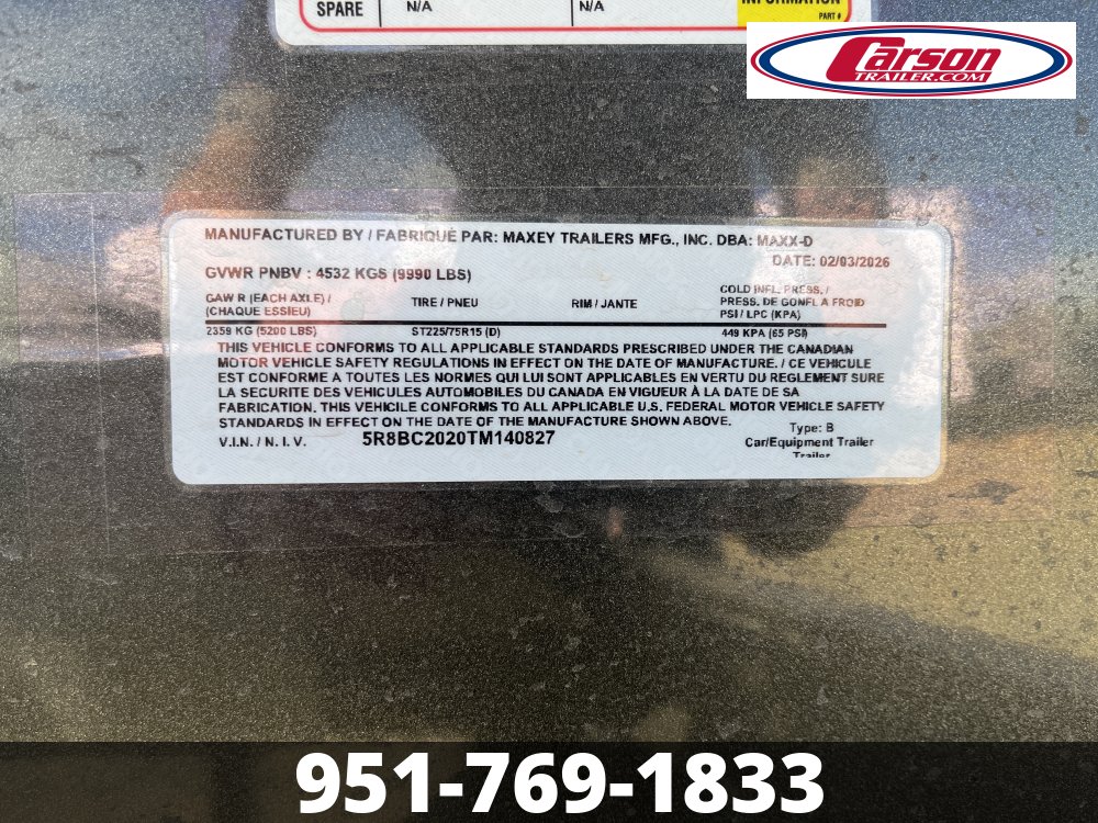 102x20 Maxx-D Open Car Hauler