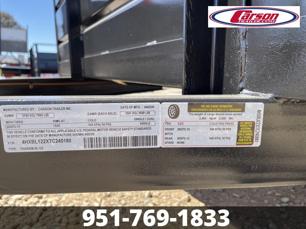 82x12 Carson Landscape Trailer