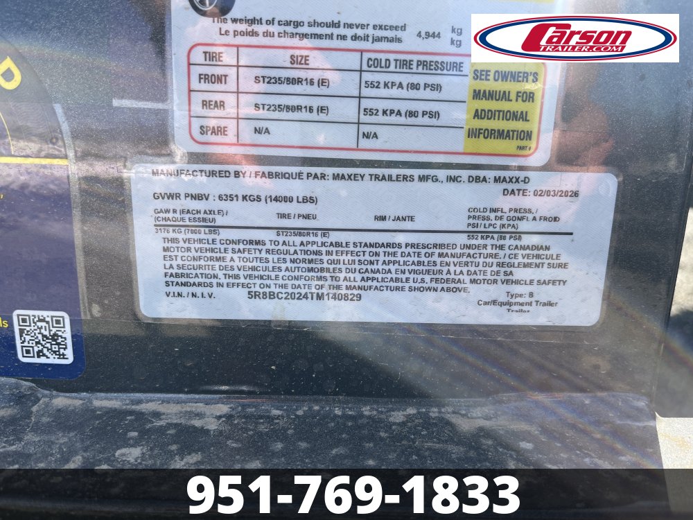 102x20 Maxx-D Open Car Hauler