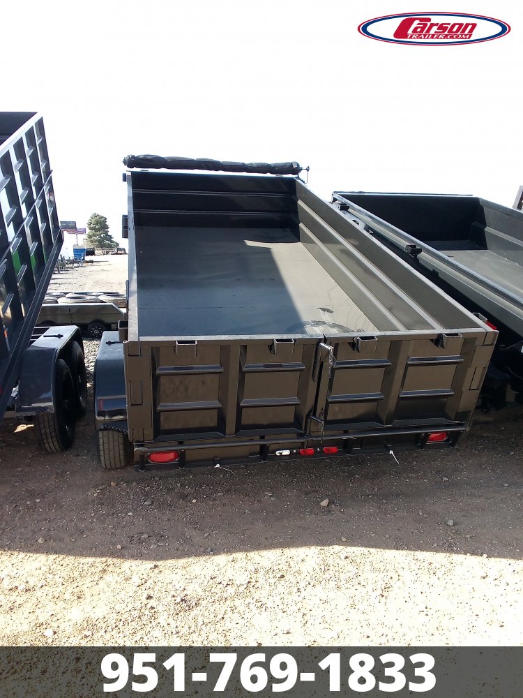 2025 CARSON 7' X 14' DUMP TRAILER 10K W/ RAMPS & TARP