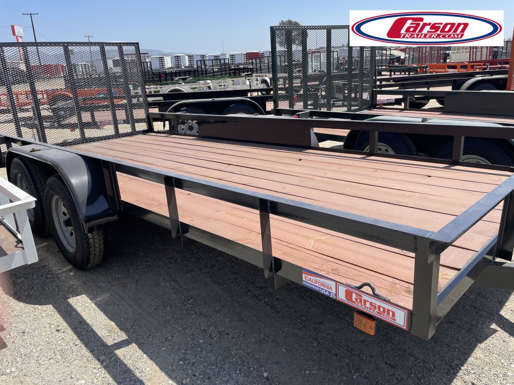 6.5X16 T/A STANDARD UTILITY BRAKES ON 1 AXLE 77" BETWEEN FENDERS BACK RAMP GATE,