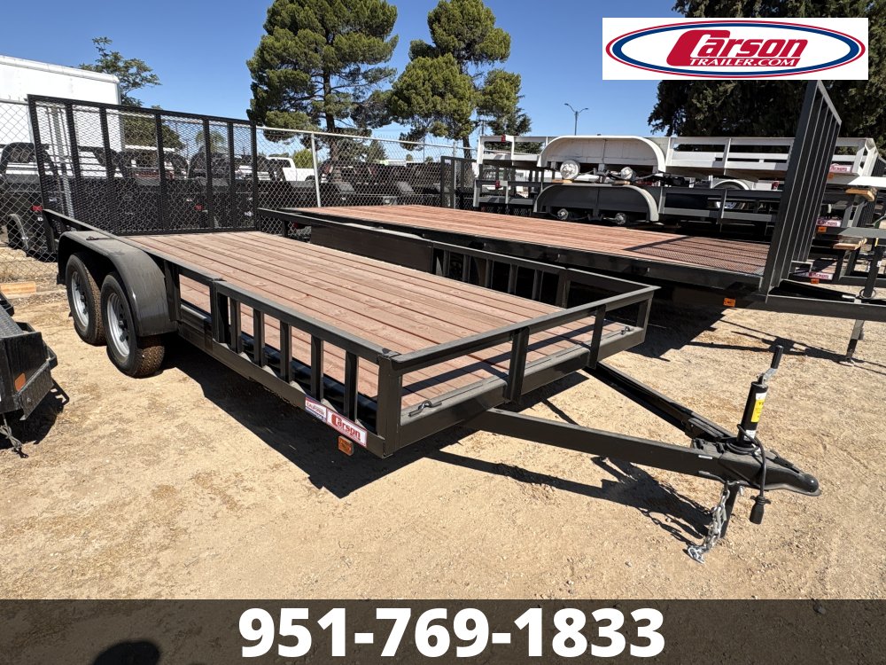 2025 CARSON T/A 7' X16' UTILITY WITH QUAD SIDE LOADER