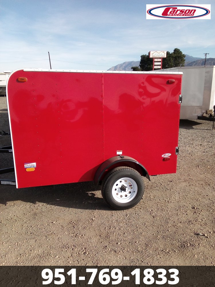 2025 CARSON 5' X 8' EL ENCLOSED CARGO TRAILER