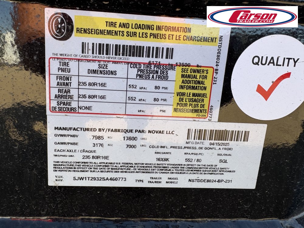 79x24 SURE TRAC HD Equipment