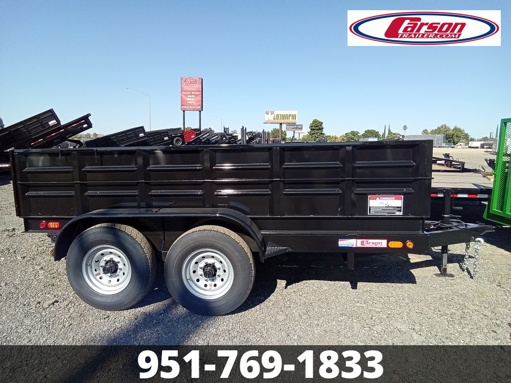 2025 CARSON T/A 7' X 12' DUMP TRAILER 10K