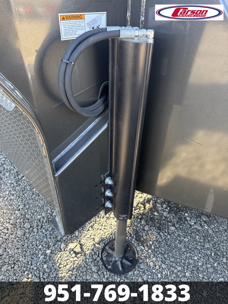 102"x32' flatbed gooseneck power dove tail