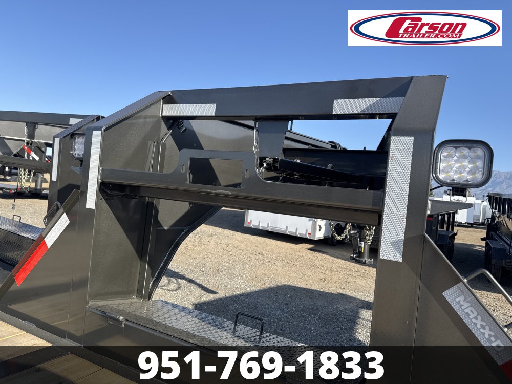 102"x32' flatbed gooseneck power dove tail