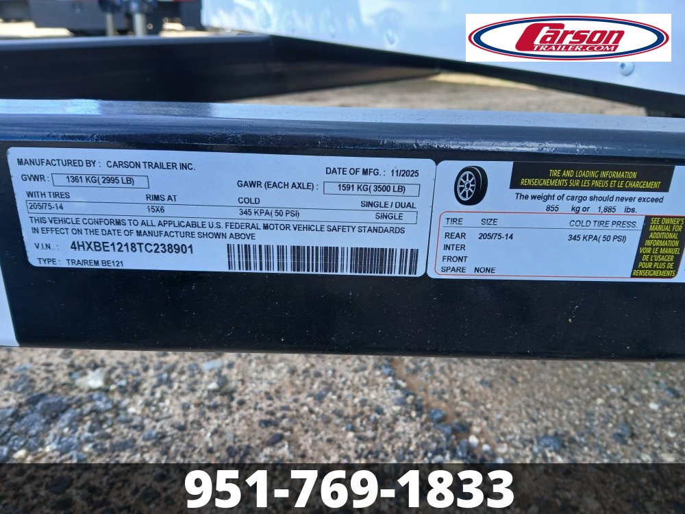 72x12 Carson Enclosed Cargo