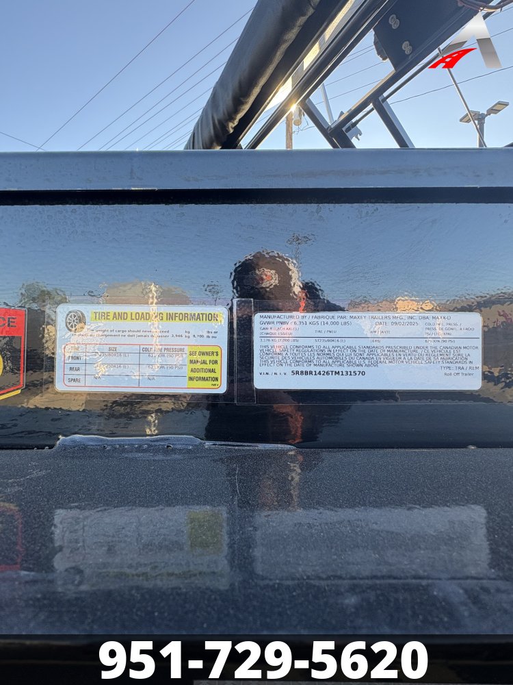 83x14 Maxx-D ROLL OFF TRAILER