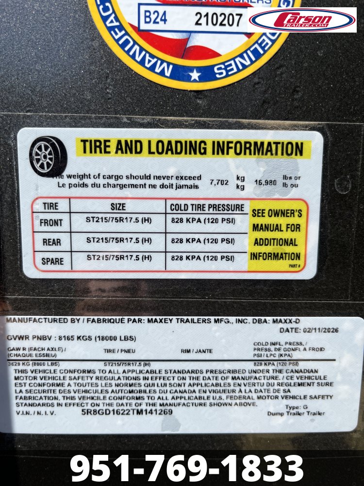 83x16 Maxx-D Dump