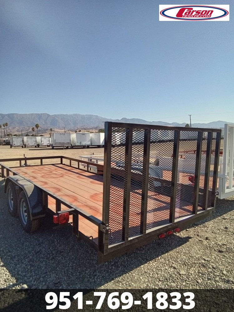 2024 CARSON T/A 7' X 18' STANDARD UTILITY TRAILER