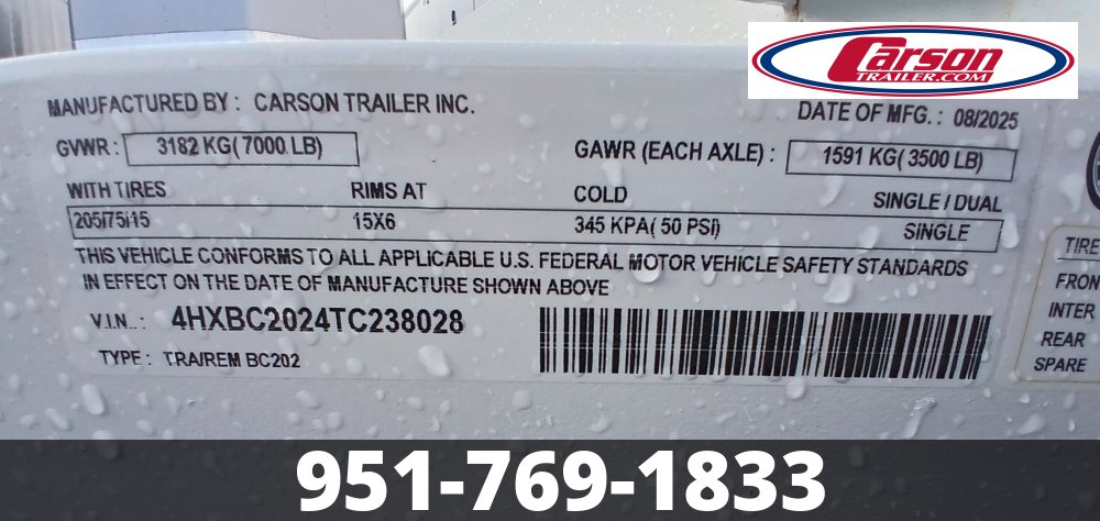 82x20 Carson Open Car Hauler