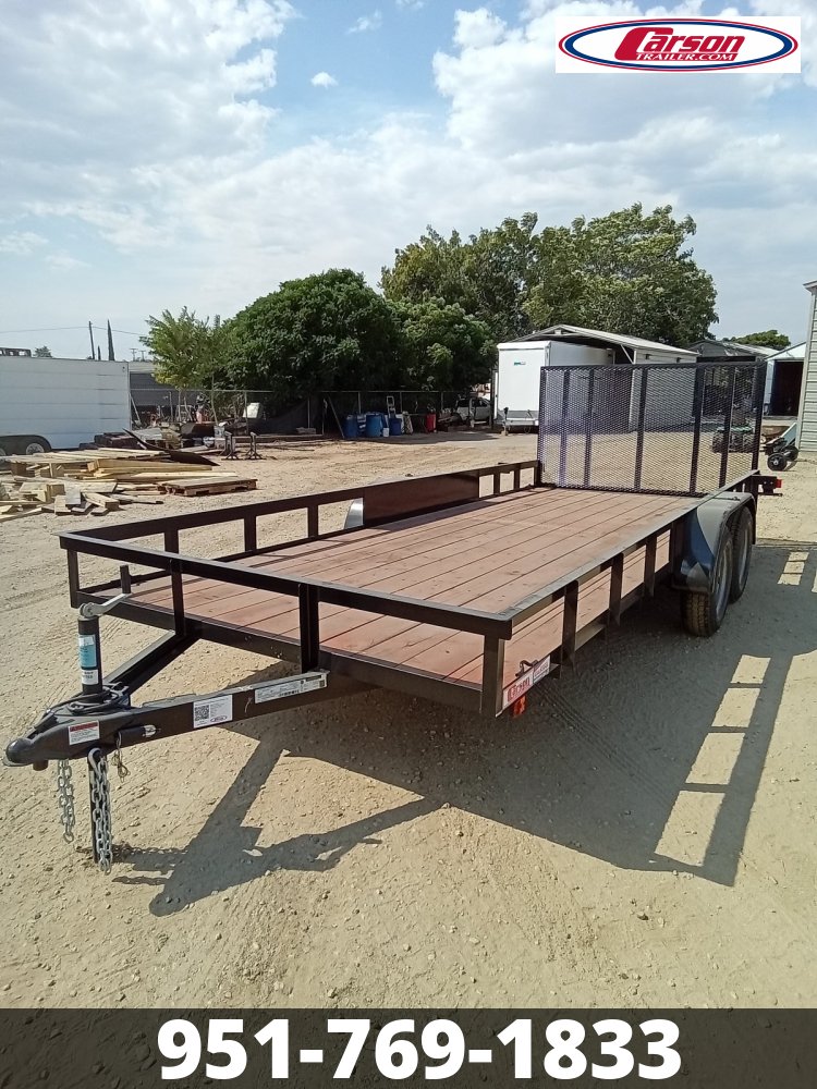 2024 CARSON T/A 7' X 18' STANDARD UTILITY TRAILER