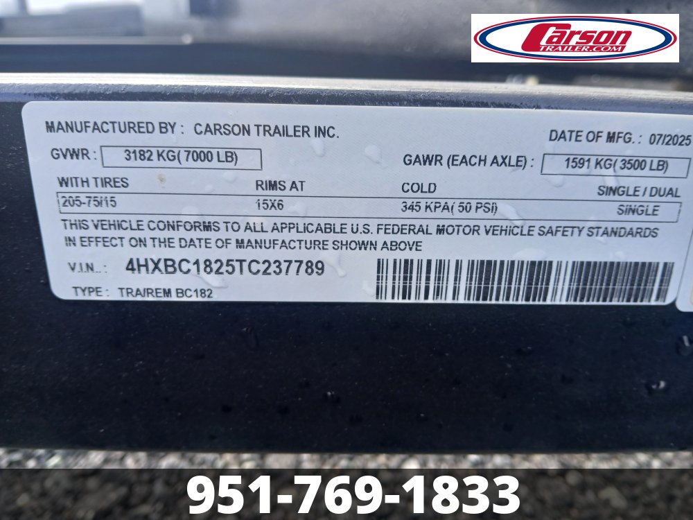 82x18 Carson Open Car Hauler