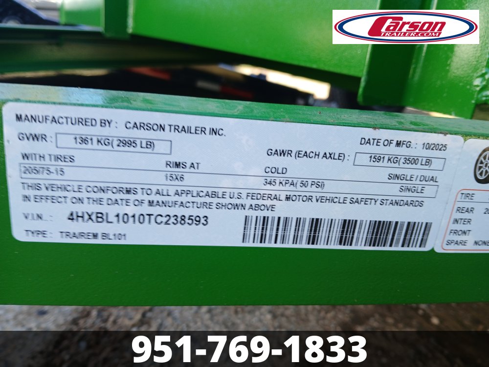 77x10 Carson Landscape Trailer