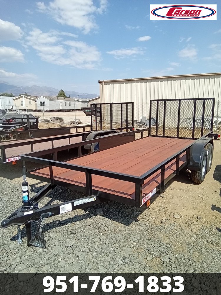 2024 CARSON T/A 7' X 18' STANDARD UTILITY TRAILER