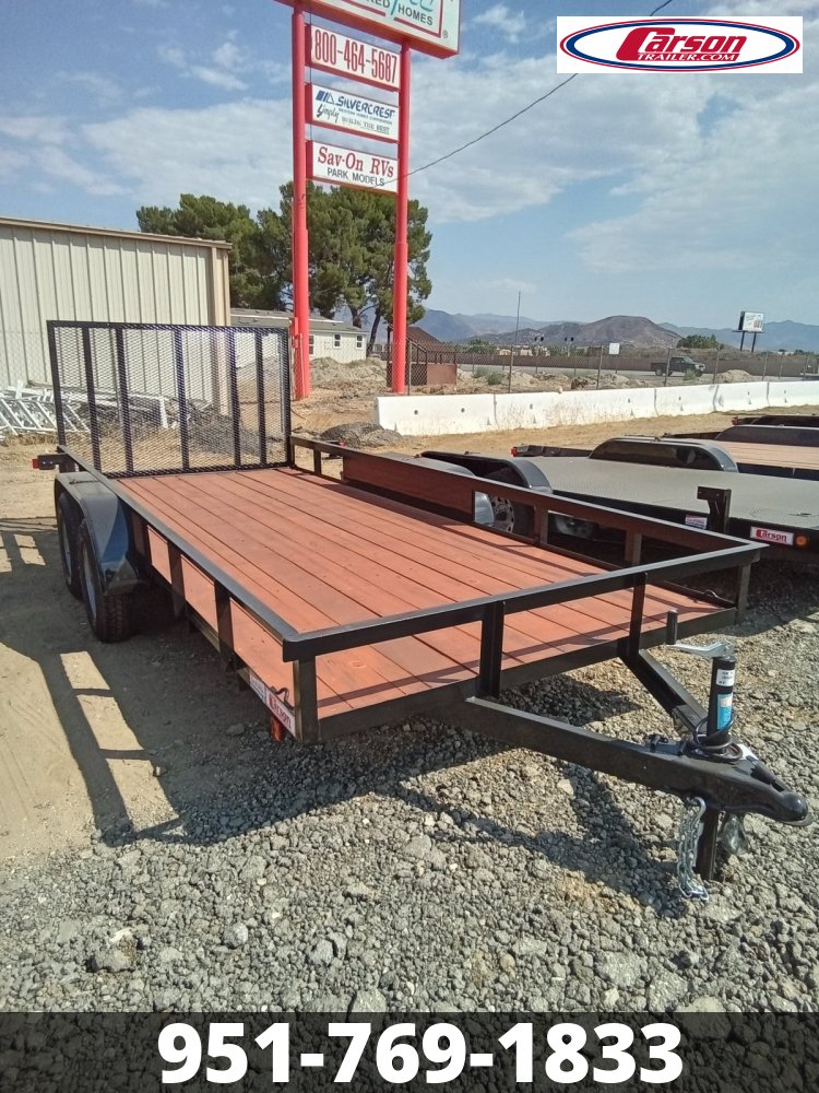 2024 CARSON T/A 7' X 18' STANDARD UTILITY TRAILER