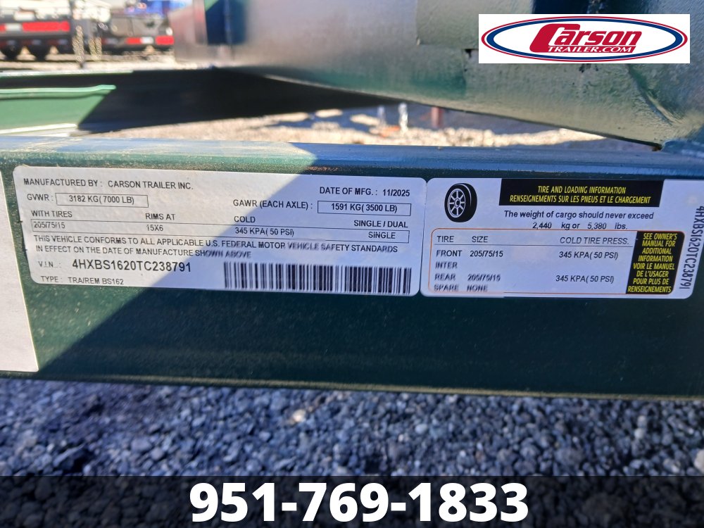 82x16 Carson Open Car Hauler