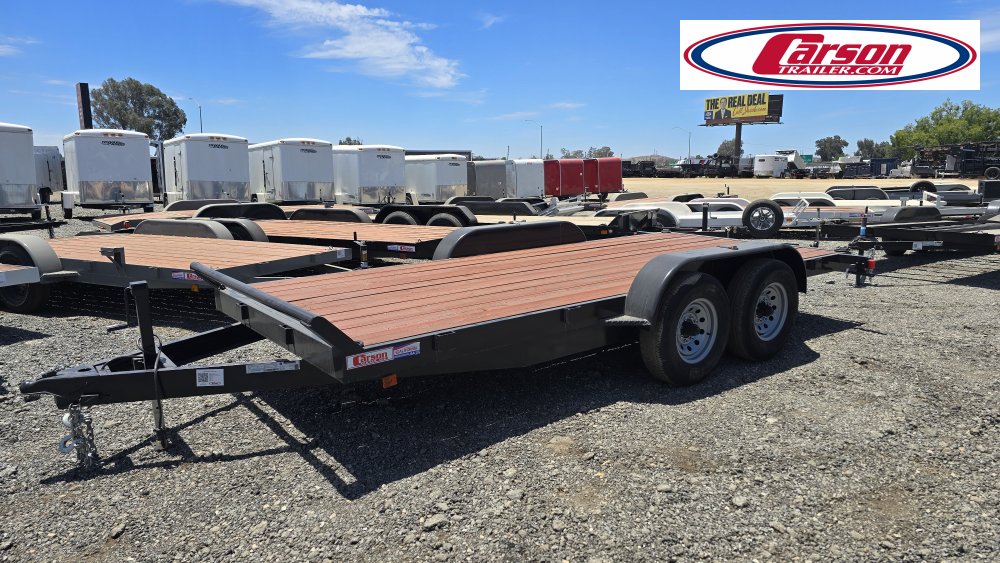 83x16 Carson Trailer Open Car Hauler