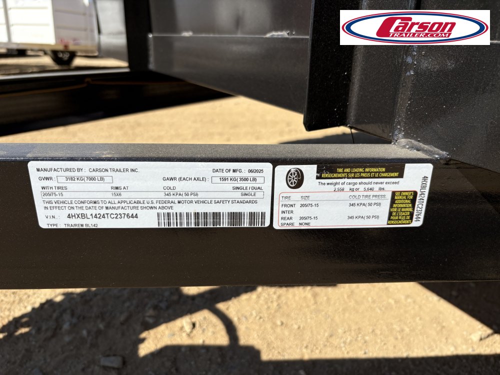 82x14 Carson Trailer Landscape Trailer