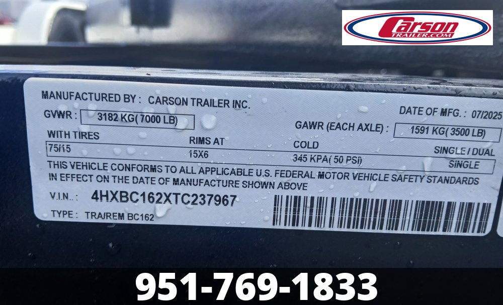 82x16 Carson Open Car Hauler