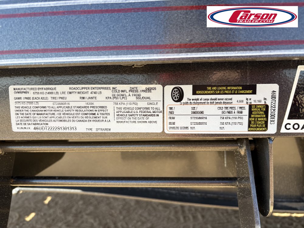 102x22 Diamond C Trailer Tilt Deck