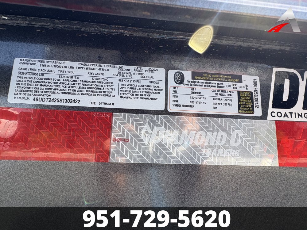 82x24 Diamond C Trailer Tilt Deck